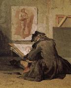 Jean Baptiste Simeon Chardin People are painting oil